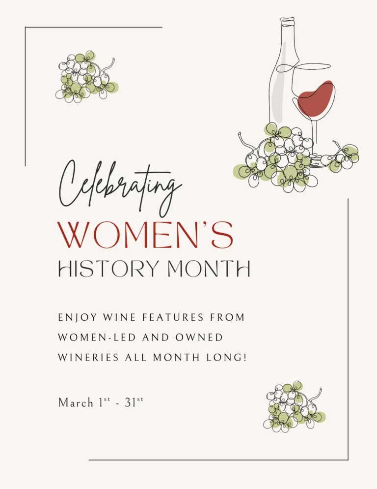 Celebrating women's history month - enjoy wind features from women-led and owned winderies all month long! March 1st - 31st